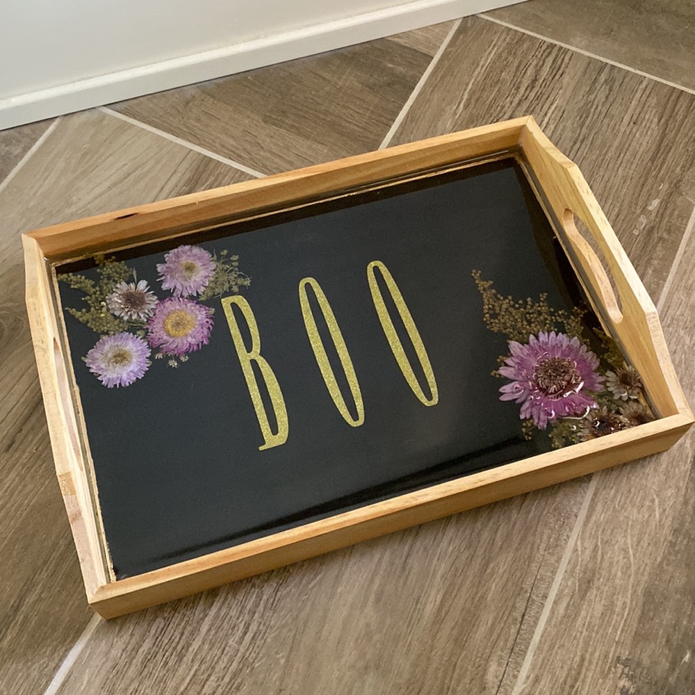 Boo Tray - Halloween Decor